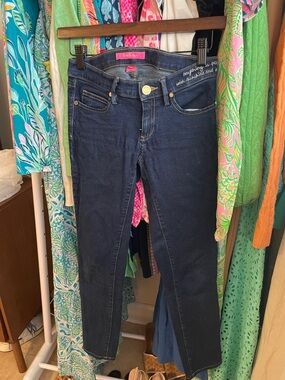 Lilly Pulitzer Dark Wash Skinny Jeans - Sz 0